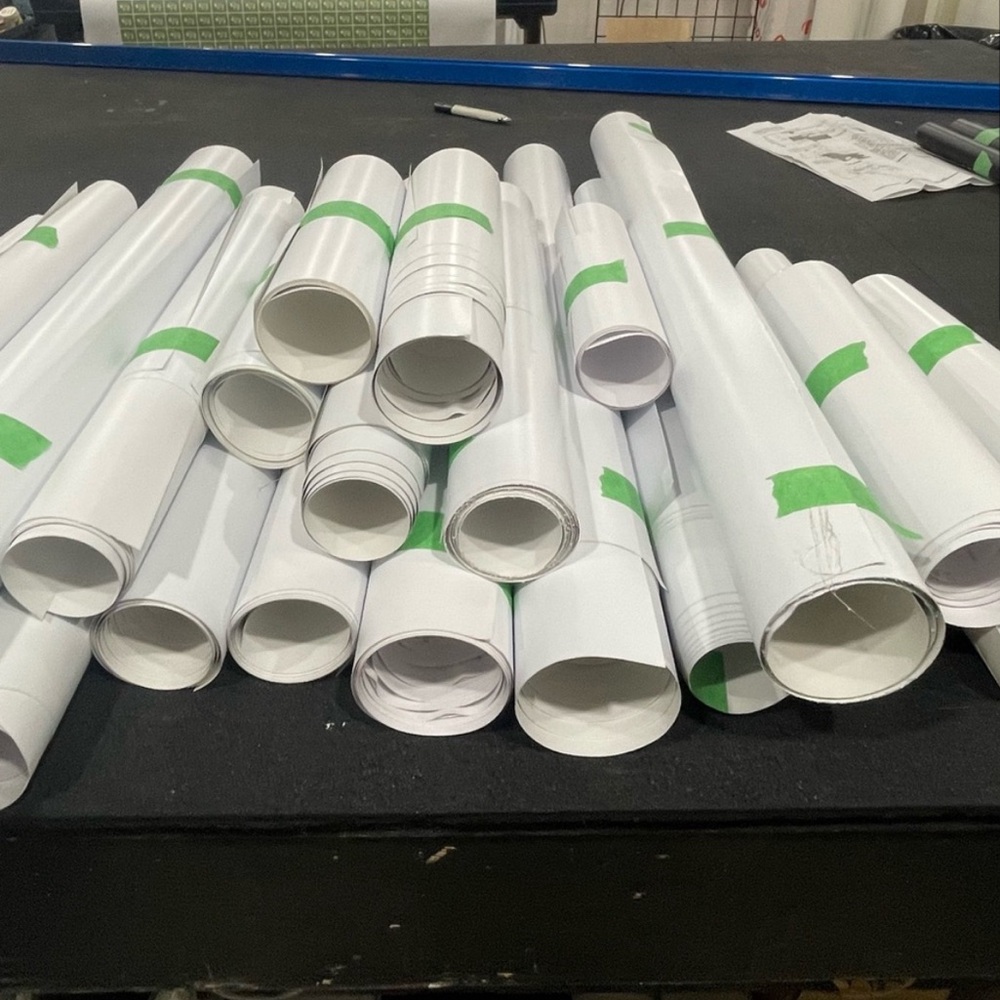 Min. 25sqft Matte White Vinyl *compatible with cricut*